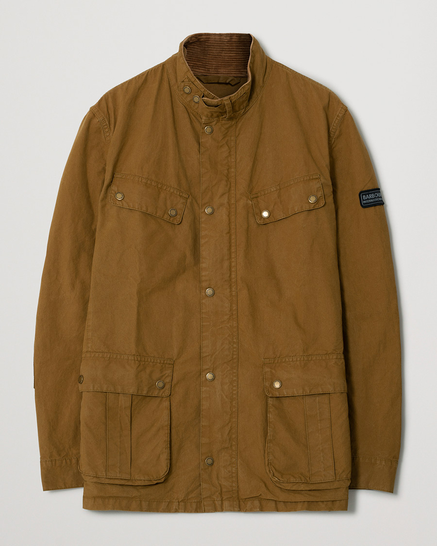 Mies | Takit | Pre-owned | Barbour International Summer Wash Duke Casual Jacket Khaki Sand L