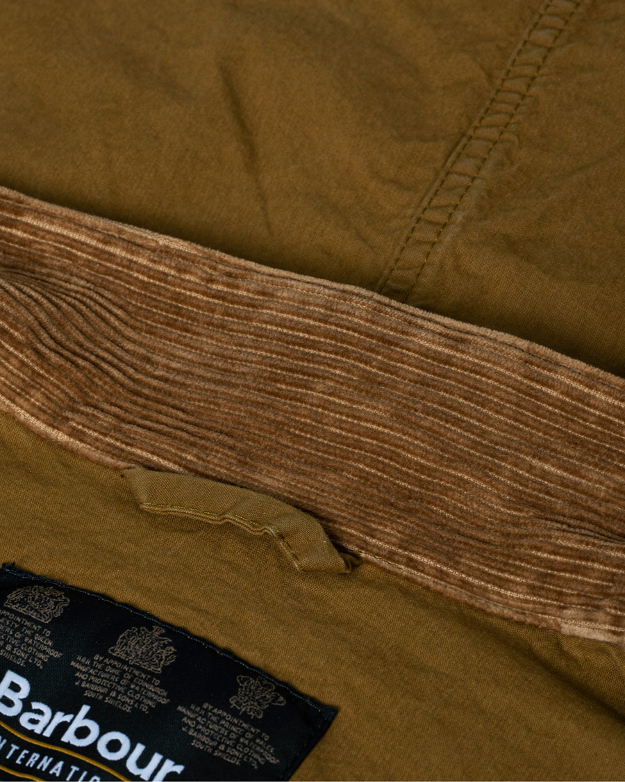 Mies | Takit | Pre-owned | Barbour International Summer Wash Duke Casual Jacket Khaki Sand L