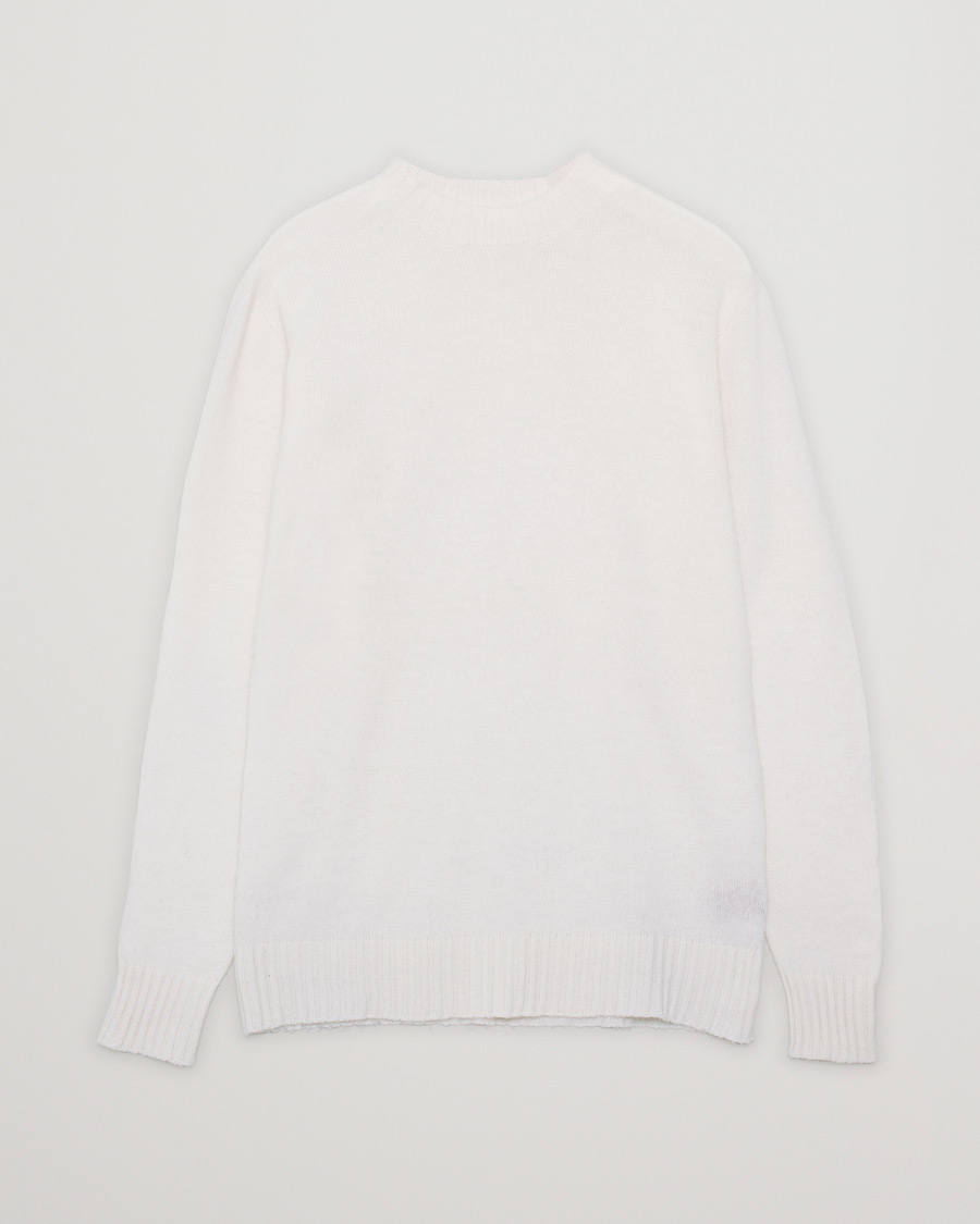 Mies | Puserot | Pre-owned | Altea Wool/Cashmere Crew Neck Sweater Latte