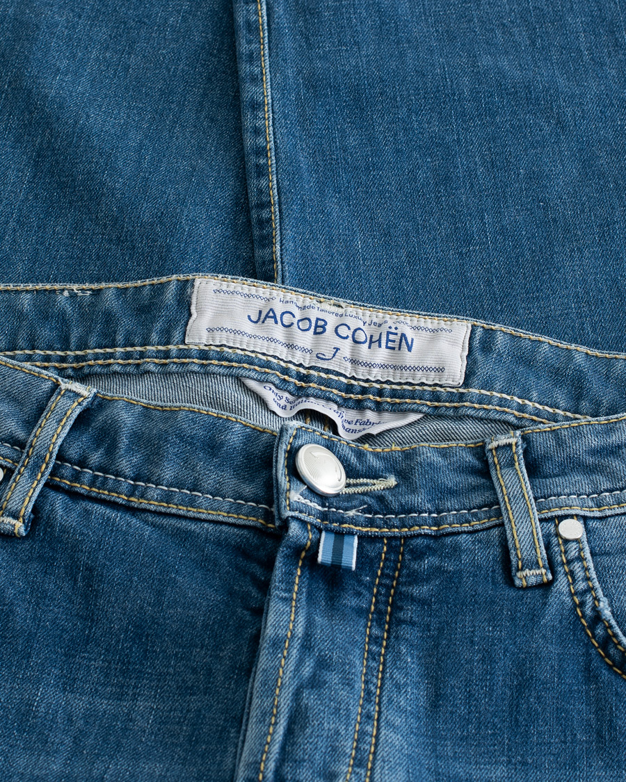 Mies | Farkut | Pre-owned | Jacob Cohën 688 Slim Fit Jeans Light Blue