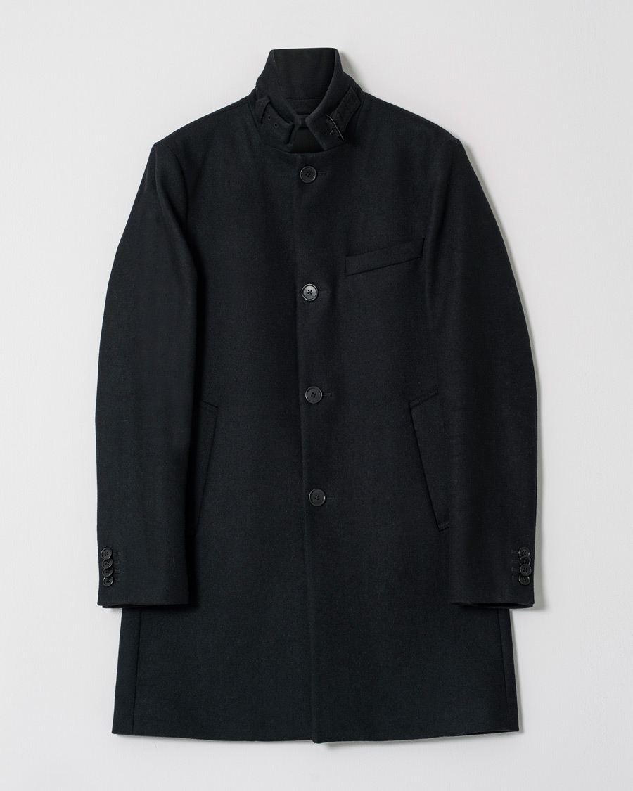 Mies | Takit | Pre-owned | J.Lindeberg Holger Compact Melton Coat Black 48