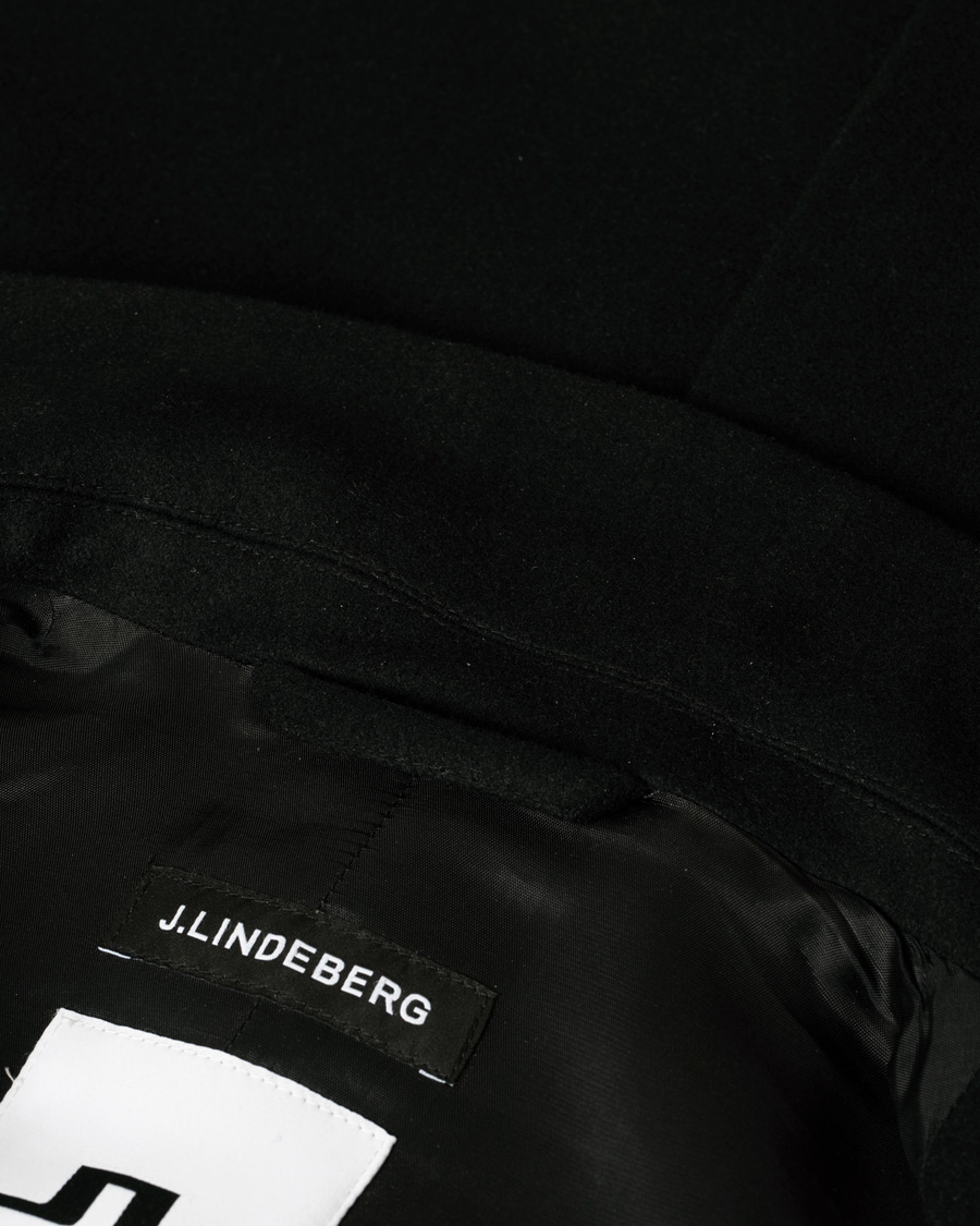 Mies | Takit | Pre-owned | J.Lindeberg Holger Compact Melton Coat Black 48