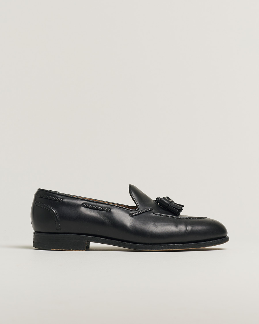 Mies | Edward Green Belgravia Tassel Loafer Black Calf | Pre-owned | Edward Green Belgravia Tassel Loafer Black Calf