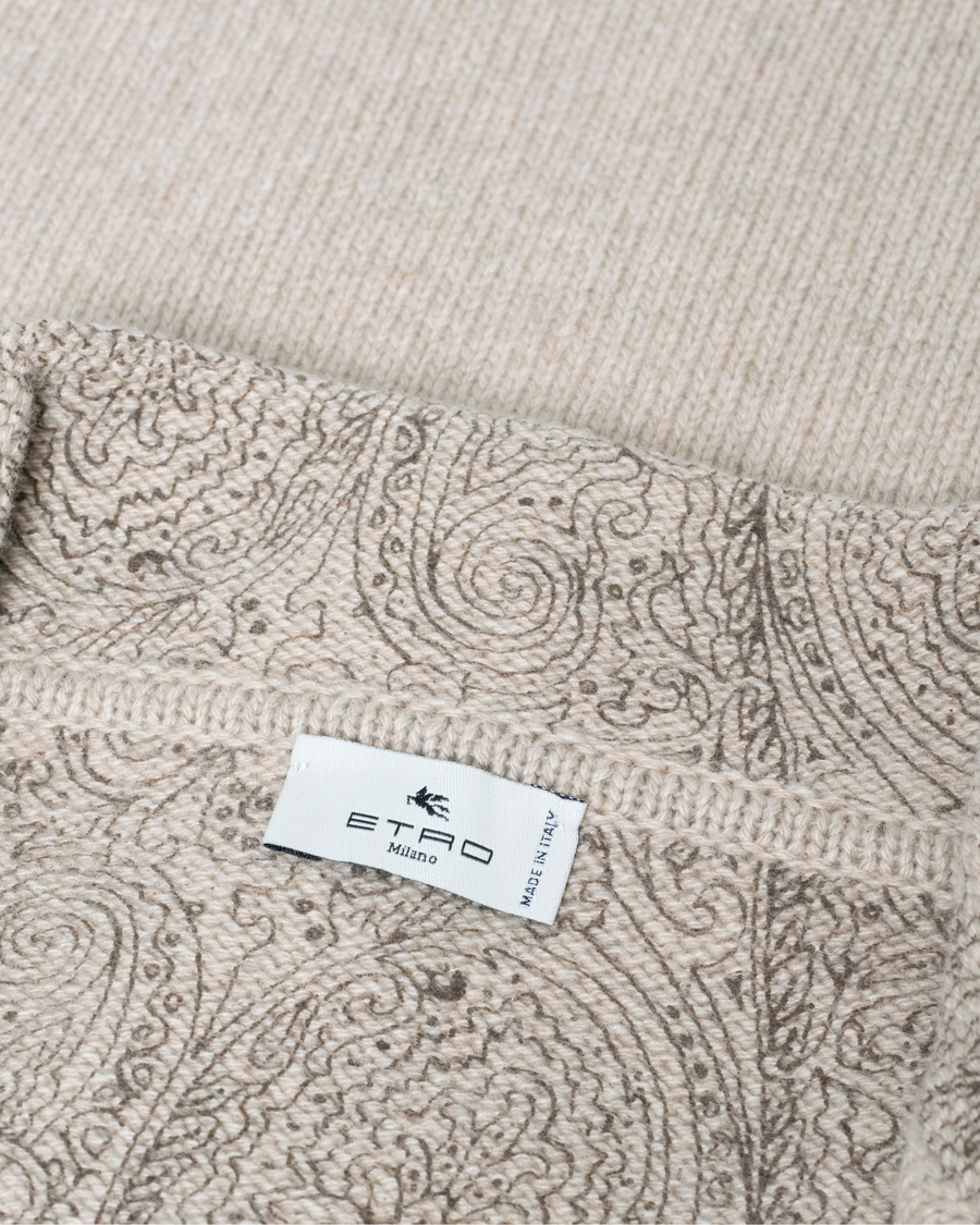 Mies | Pikkutakit | Pre-owned | Etro Cashmere Knitted Blazer Beige L