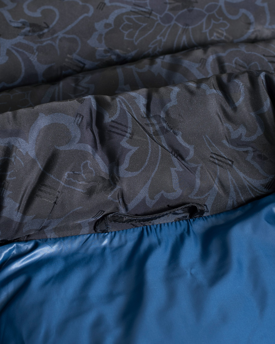 Mies | Etro Patterned Down Jacket Navy XL | Pre-owned | Etro Patterned Down Jacket Navy XL