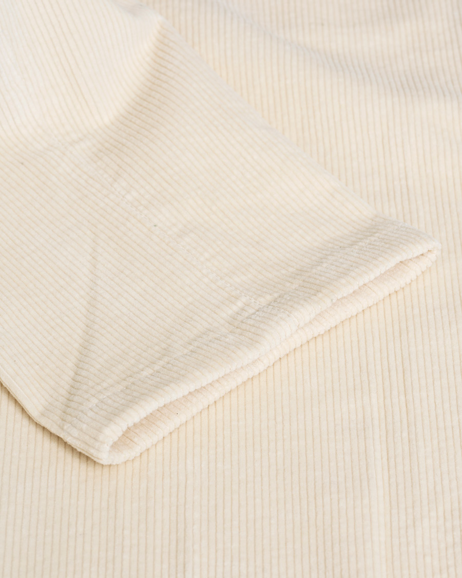 Mies | Housut | Pre-owned | Altea Slim Fit Corduroy Trousers Ivory S