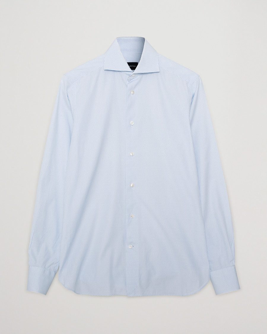 Mies | Kauluspaidat | Pre-owned | Ermenegildo Zegna Slim Fit Cotton Shirt Blue 38 - S