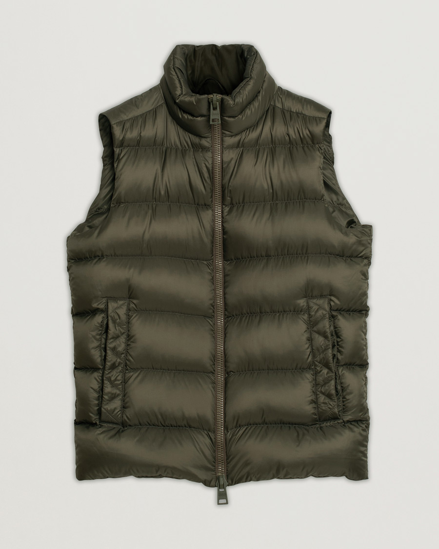 Mies | Takit | Pre-owned | Herno Globe Down Puffer Gilet Forest Green