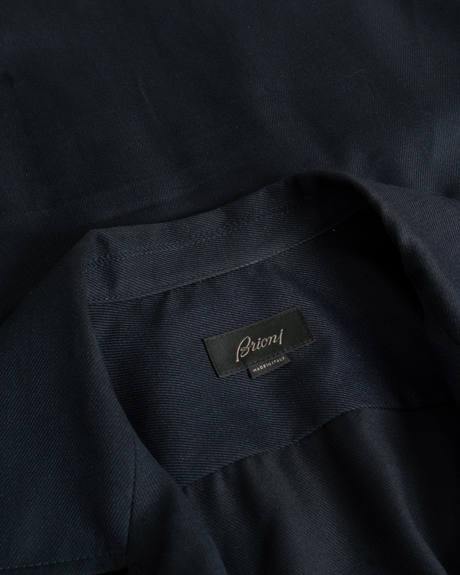 Mies | Takit | Pre-owned | Brioni Light Wool Sahariana Navy