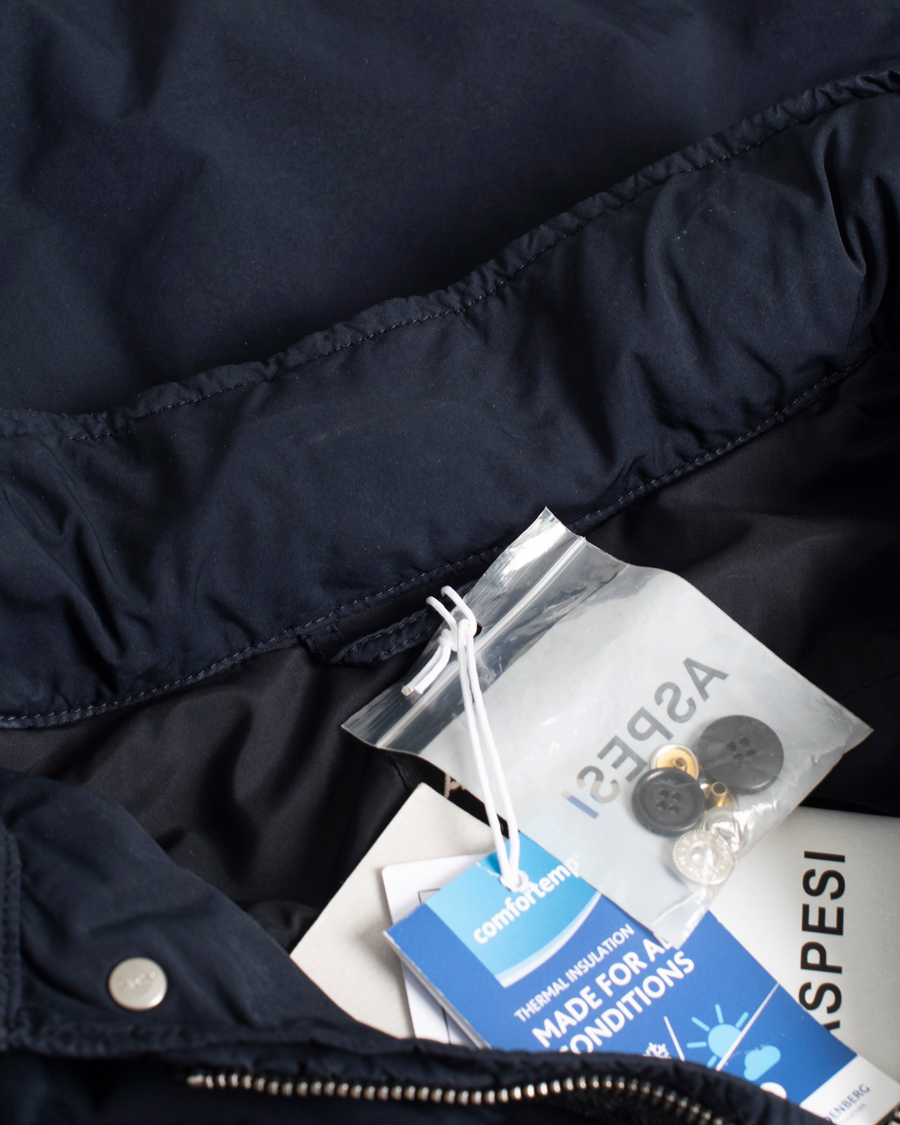 Mies | Takit | Pre-owned | Aspesi Garment Dyed Field Jacket Navy