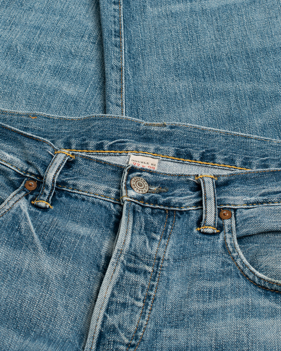 Mies | RRL Slim Fit 5-Pocket Denim Light Wash W33 | Pre-owned | RRL Slim Fit 5-Pocket Denim Light Wash W33