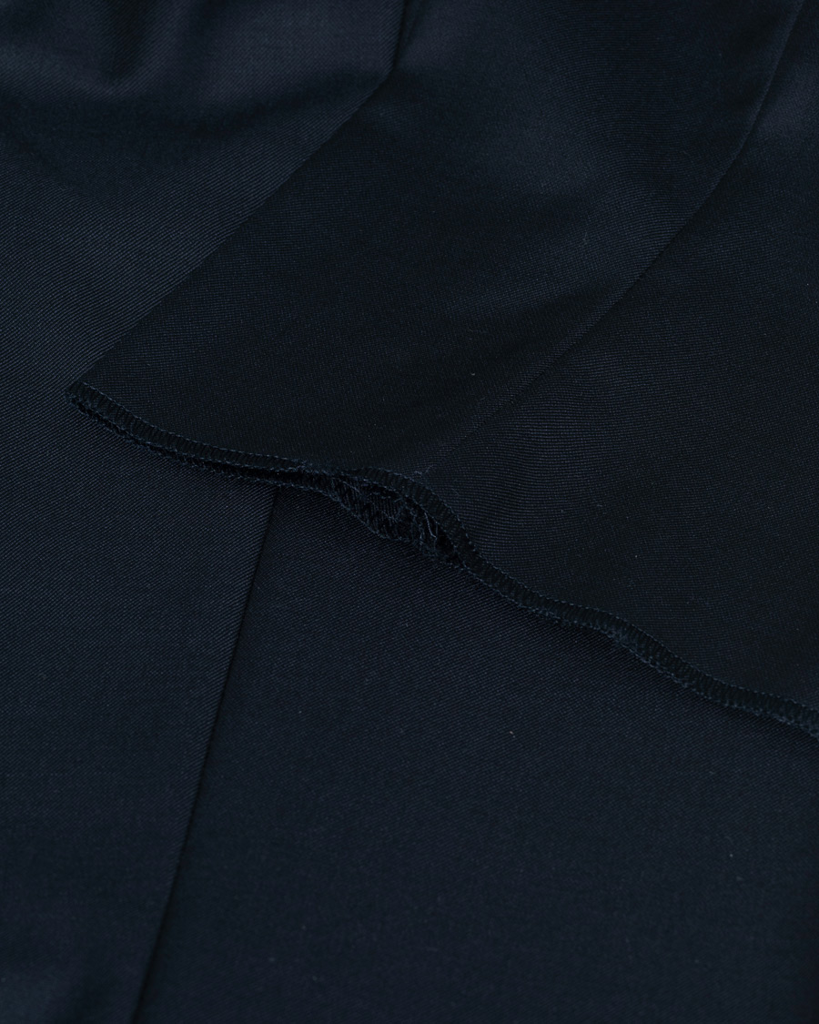 Mies | Giorgio Armani Tapered Wool/Cashmere Gabardine Trousers Navy | Pre-owned | Giorgio Armani Tapered Wool/Cashmere Gabardine Trousers Navy
