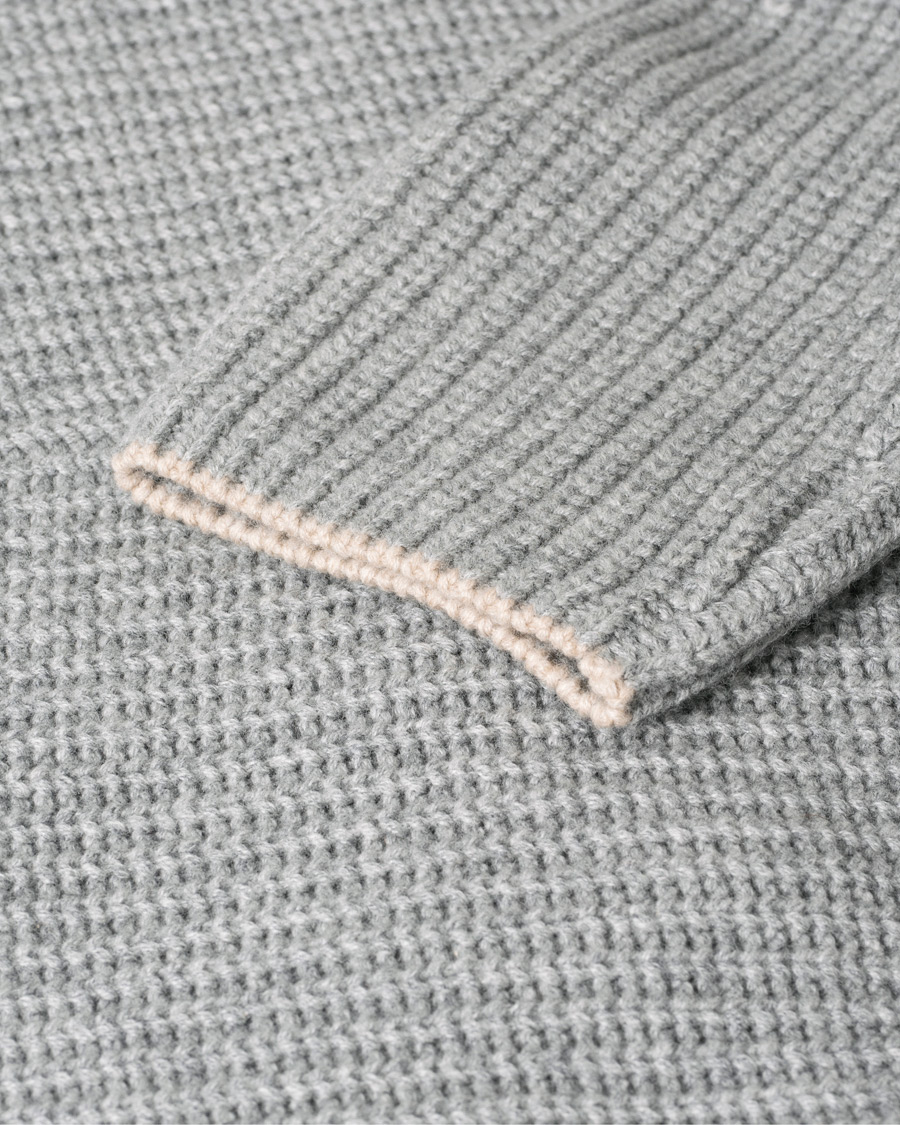 Mies | Puserot | Pre-owned | Brunello Cucinelli Double Breasted Cashmere Cardigan Jacket Grey Melange