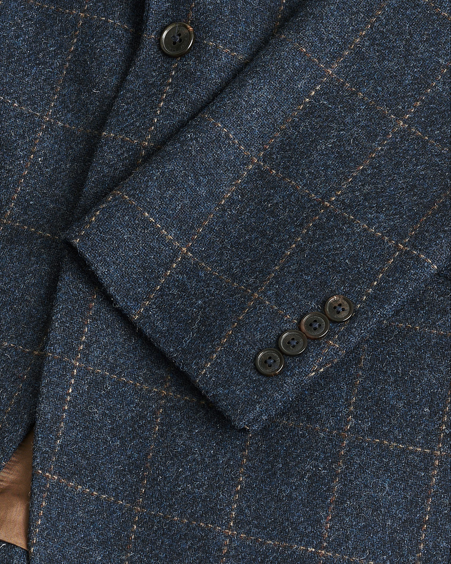 Mies | Pre-owned Pikkutakit | Pre-owned | Walker Slater Edward Tweed Cheked Blazer Navy UK40 - EU50