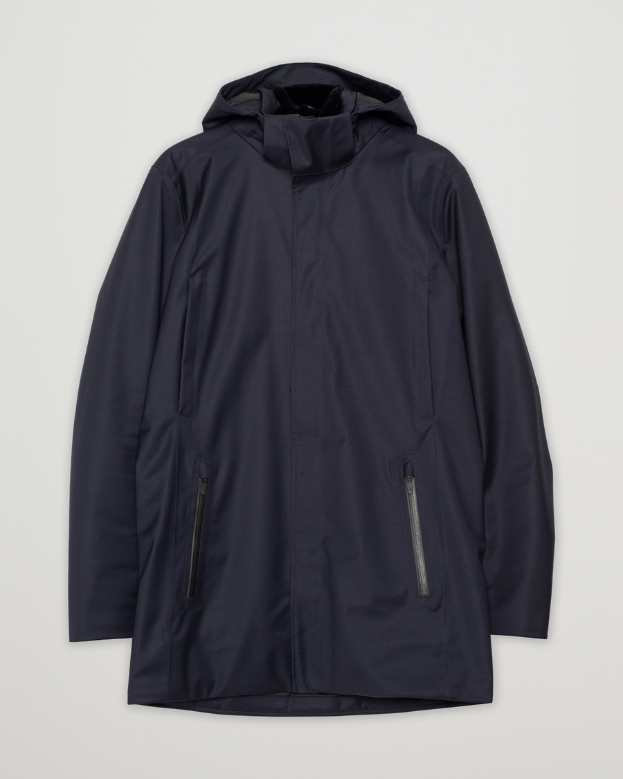 Mies | Takit | Pre-owned | UBR Regulator Parka Savile Dark Navy Wool