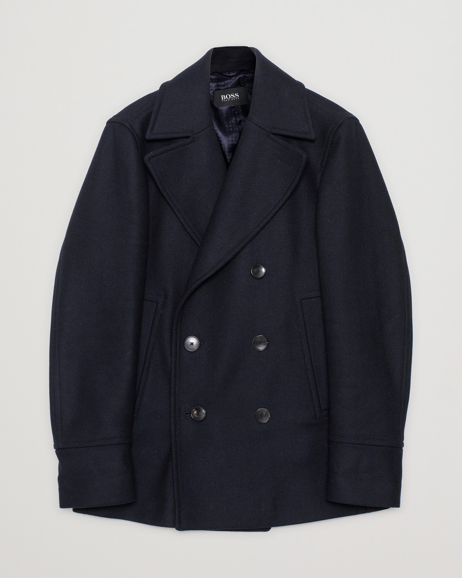 Mies | Takit | Pre-owned | BOSS Hyde Peacoat Dark Blue