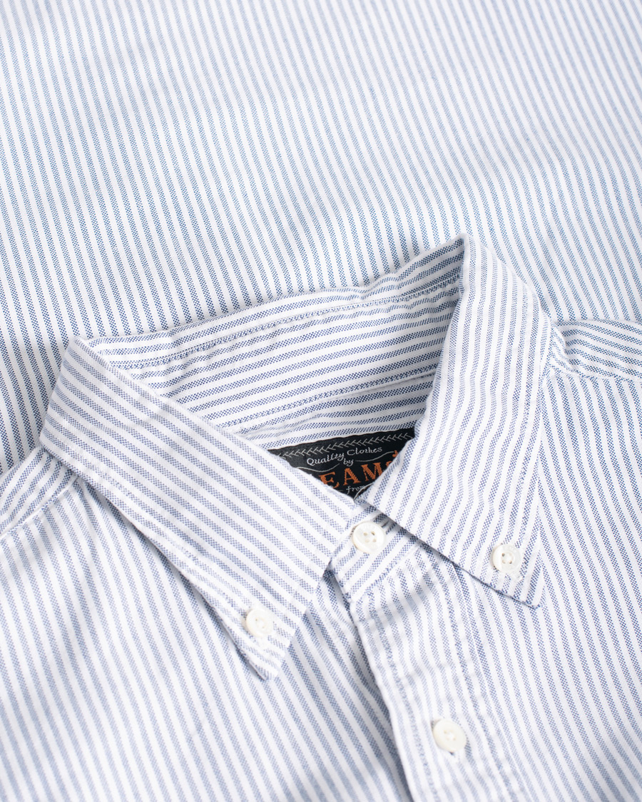 Mies | Kauluspaidat | Pre-owned | BEAMS PLUS Oxford Button Down Shirt Blue Stripe