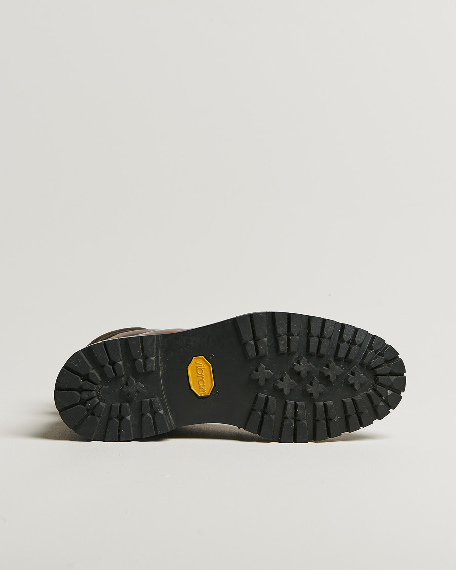 Mies | Nilkkurit | Pre-owned | Crockett & Jones Ross Boot Vibram Sole Dark Brown Waxed Calf