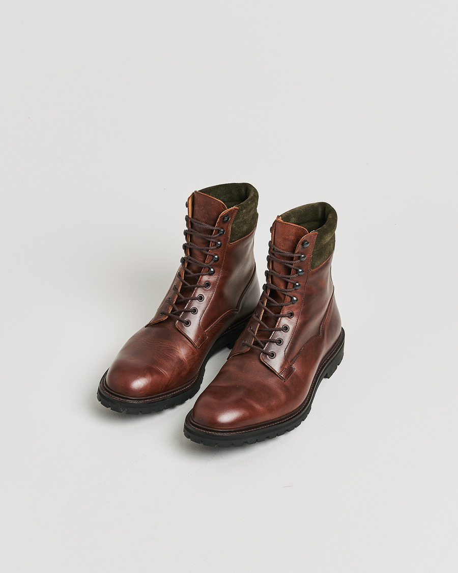Mies | Pre-owned Kengät | Pre-owned | Crockett & Jones Ross Boot Vibram Sole Chocolate Hurricane Hide UK10 - EU44,5