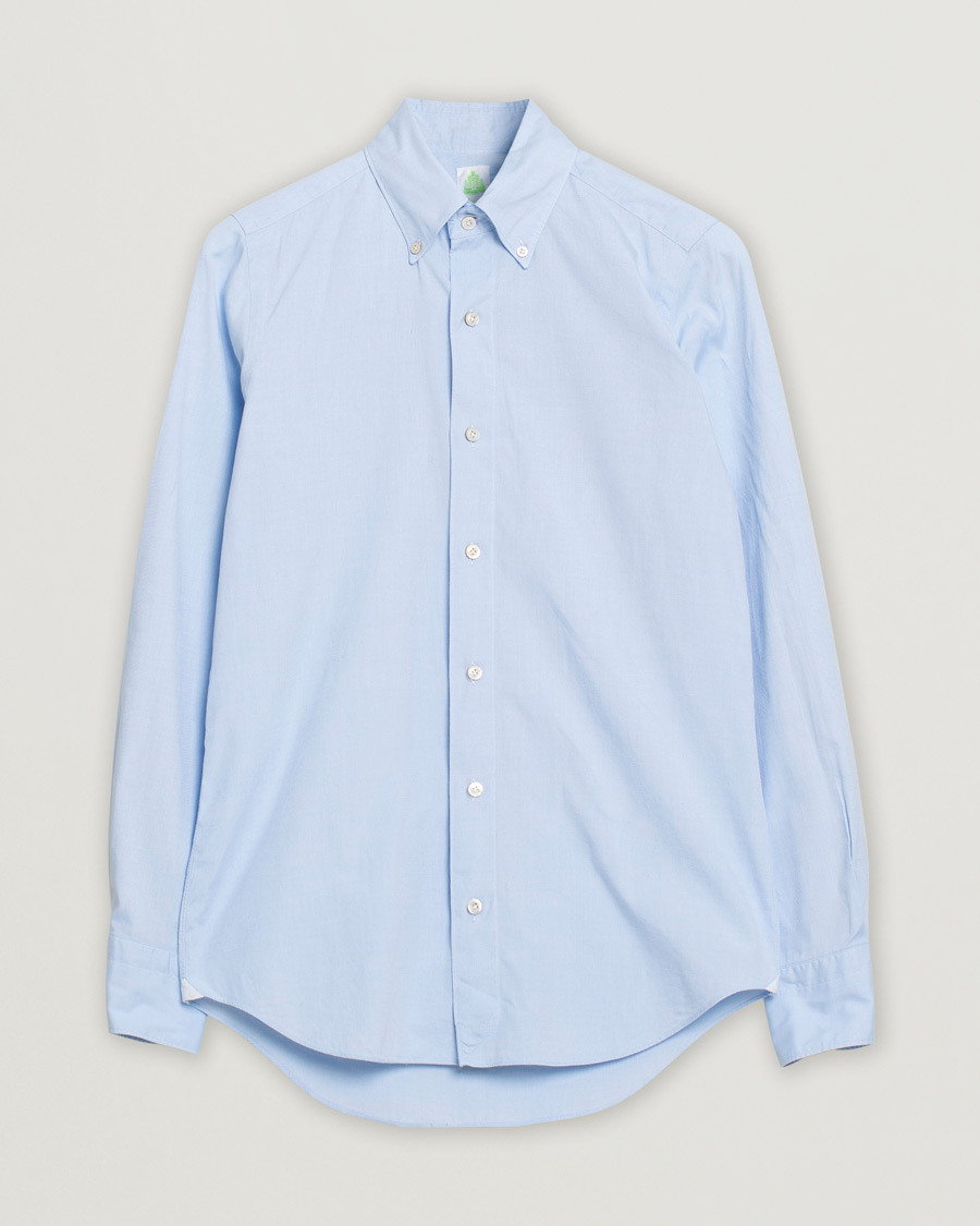 Mies | Kauluspaidat | Pre-owned | Finamore Napoli Tokyo Slim Fit Oxford Shirt Light Blue