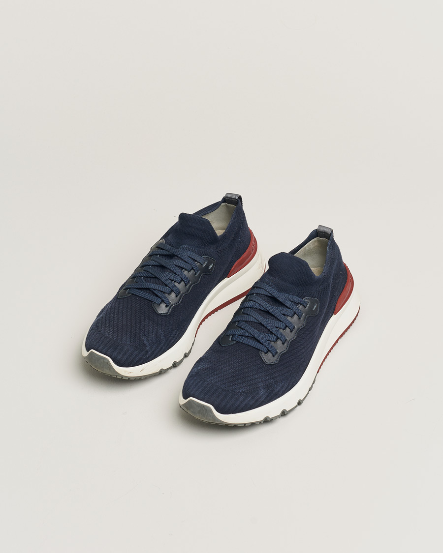 Mies | Brunello Cucinelli Mesh Running Sneakers Navy | Pre-owned | Brunello Cucinelli Mesh Running Sneakers Navy