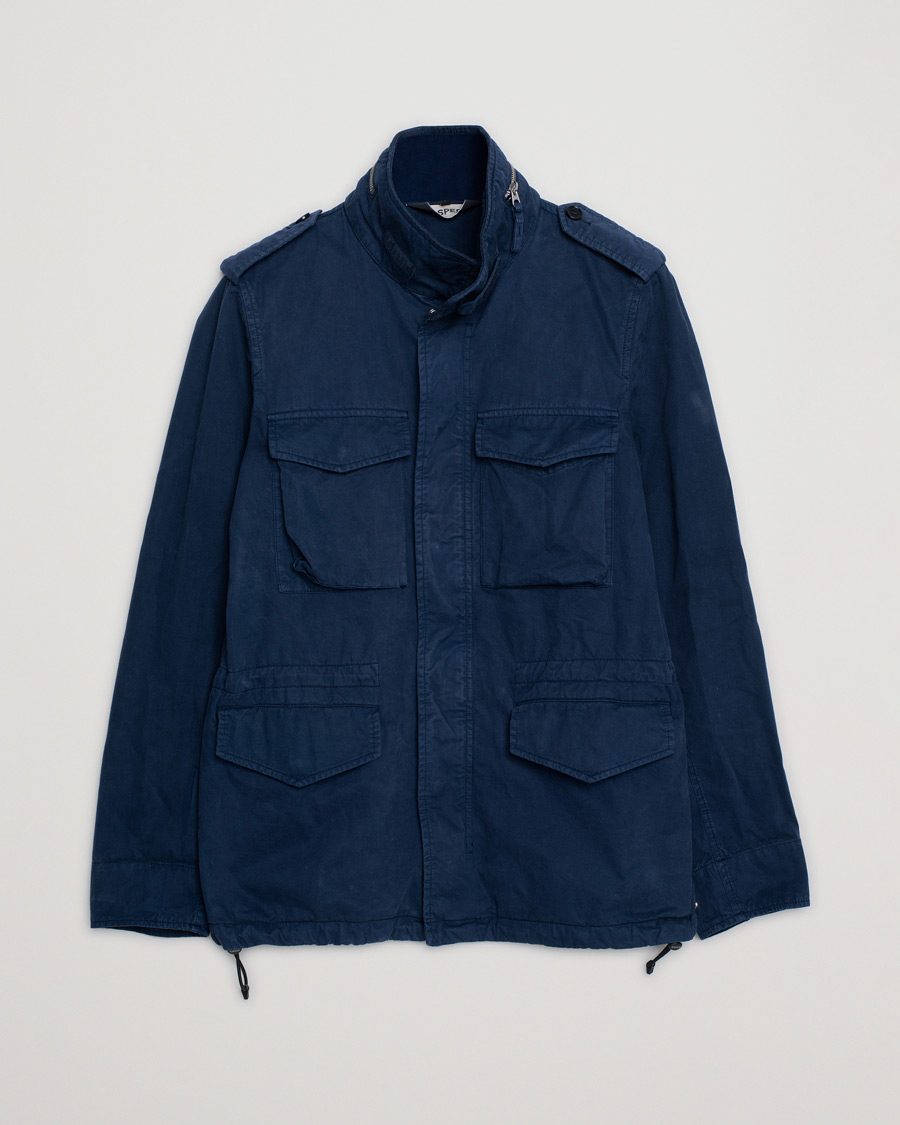 Mies | Takit | Pre-owned | Aspesi Cotton Field Jacket Navy S