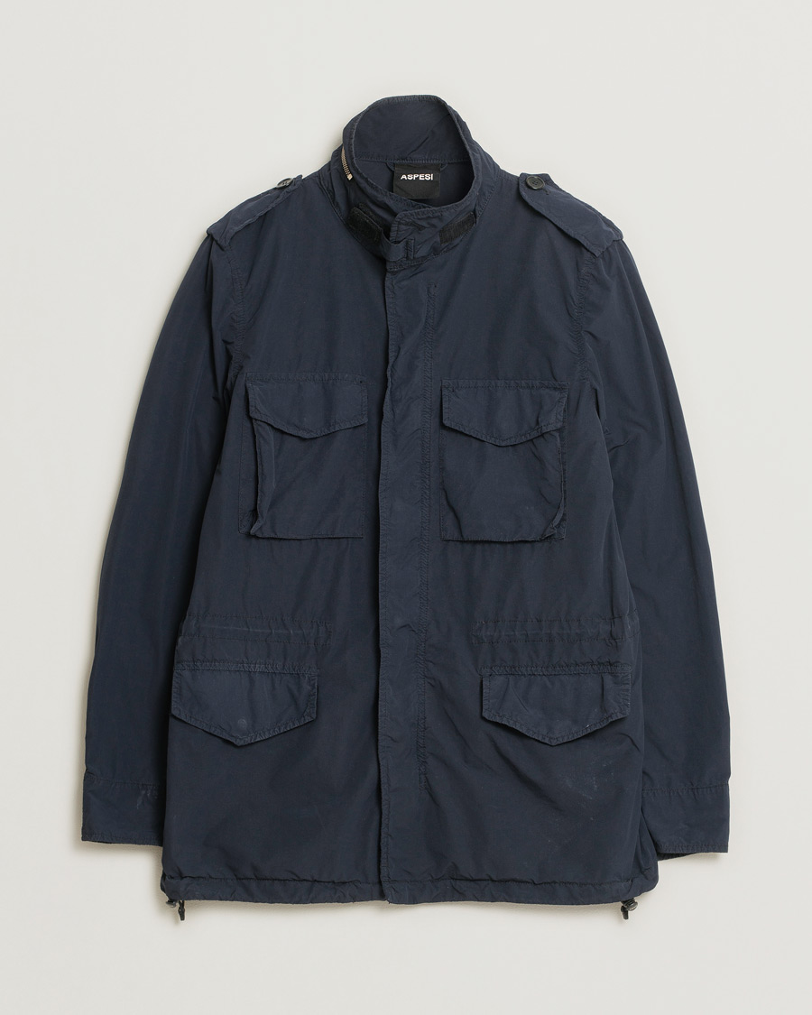 Mies | Pre-owned Takit | Pre-owned | Aspesi Giubotto Garment Dyed Field Jacket Navy S