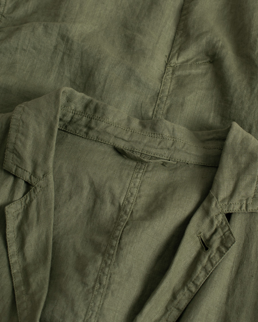 Mies | Pikkutakit | Pre-owned | Aspesi Samuraki Linen Blazer Military