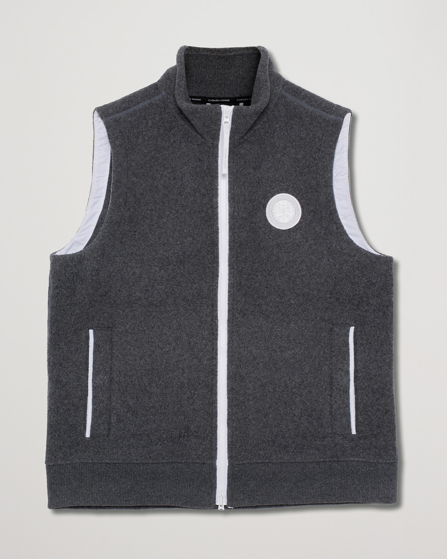 Mies | Takit | Pre-owned | Canada Goose Mersey Fleece Vest Quarry Grey