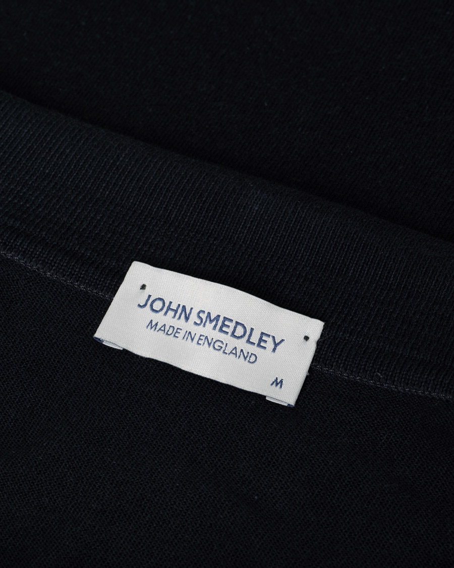 Mies | Pikeet | Pre-owned | John Smedley Adrian Slim Fit Sea Island Polo Navy