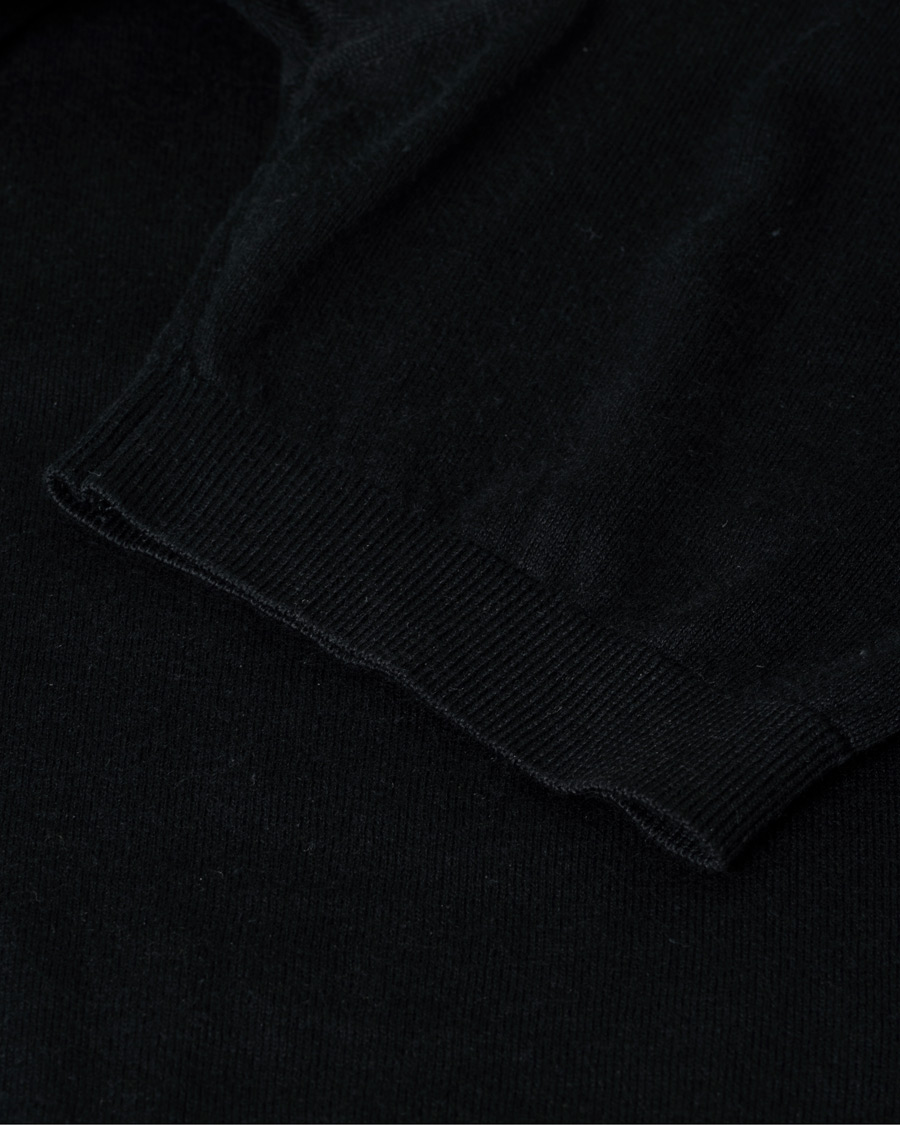 Mies | Pikeet | Pre-owned | John Smedley Adrian Slim Fit Sea Island Polo Black
