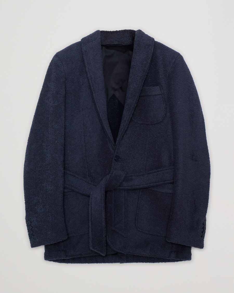 Mies | Puserot | Pre-owned | Orlebar Brown Darvill Cotton Terry Cardigan Ink