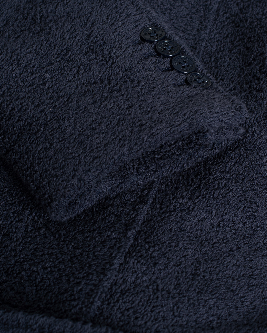 Mies | Puserot | Pre-owned | Orlebar Brown Darvill Cotton Terry Cardigan Ink