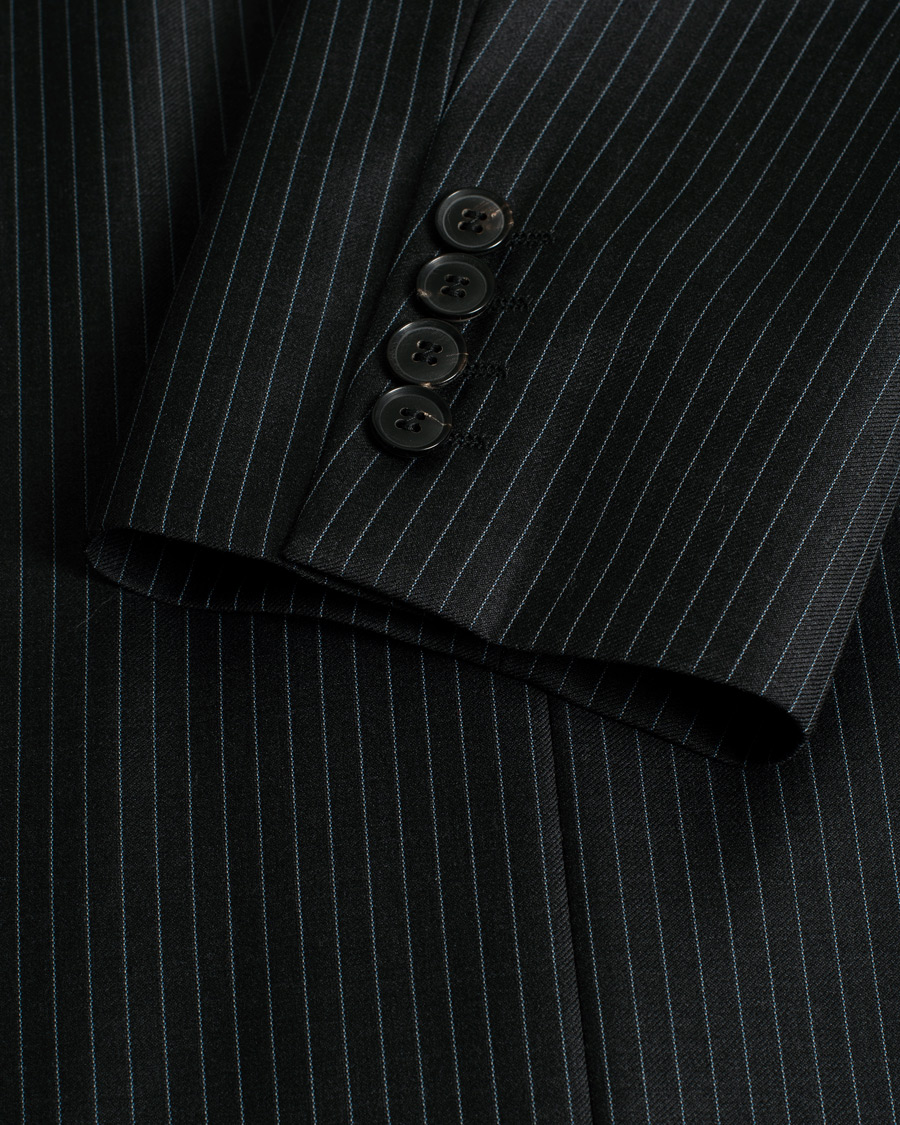Mies | Pikkutakit | Pre-owned | Boss Pinstripe Wool Suit Navy 52
