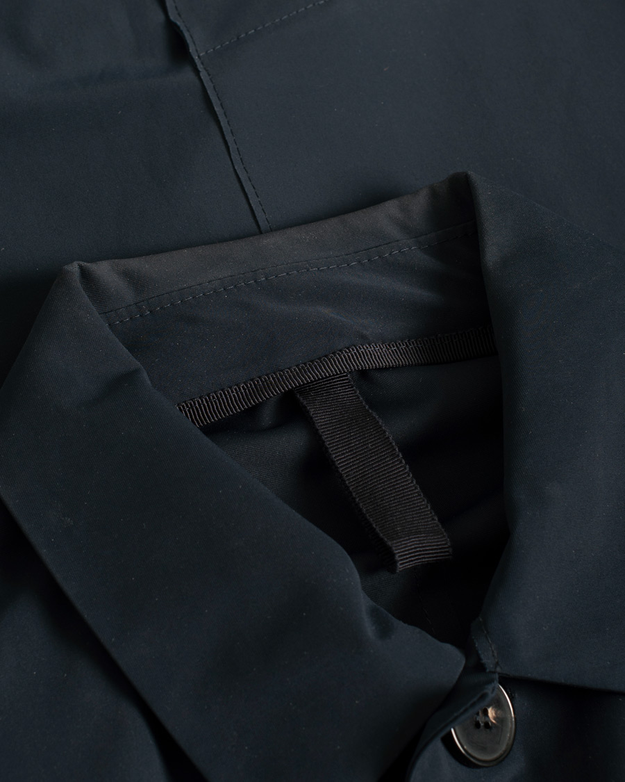 Mies | Takit | Pre-owned | Harris Wharf London Light Technic Mac Coat Dark Blue