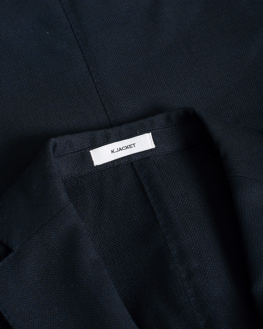 Mies | Pikkutakit | Pre-owned | Boglioli K Jacket Wool Hopsack Blazer Navy