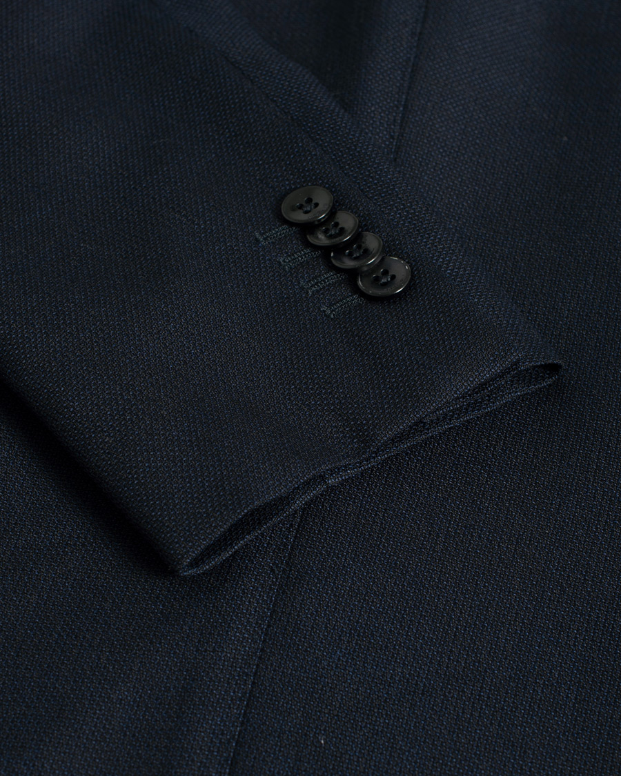 Mies | Pikkutakit | Pre-owned | Boglioli K Jacket Wool Hopsack Blazer Navy