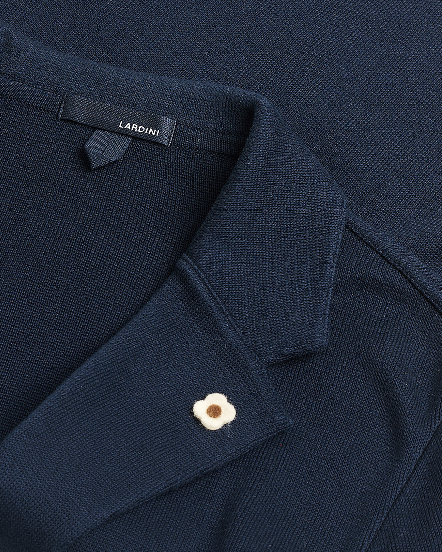 Mies | Pre-owned Pikkutakit | Pre-owned | Lardini Knitted Cotton Blazer Navy M