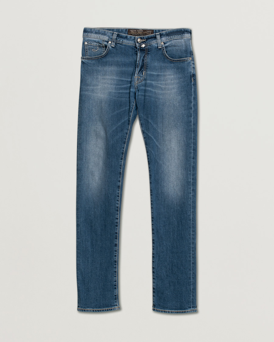 Mies | Farkut | Pre-owned | Jacob Cohën Nick 622 Slim Fit Stretch Jeans Blue W33