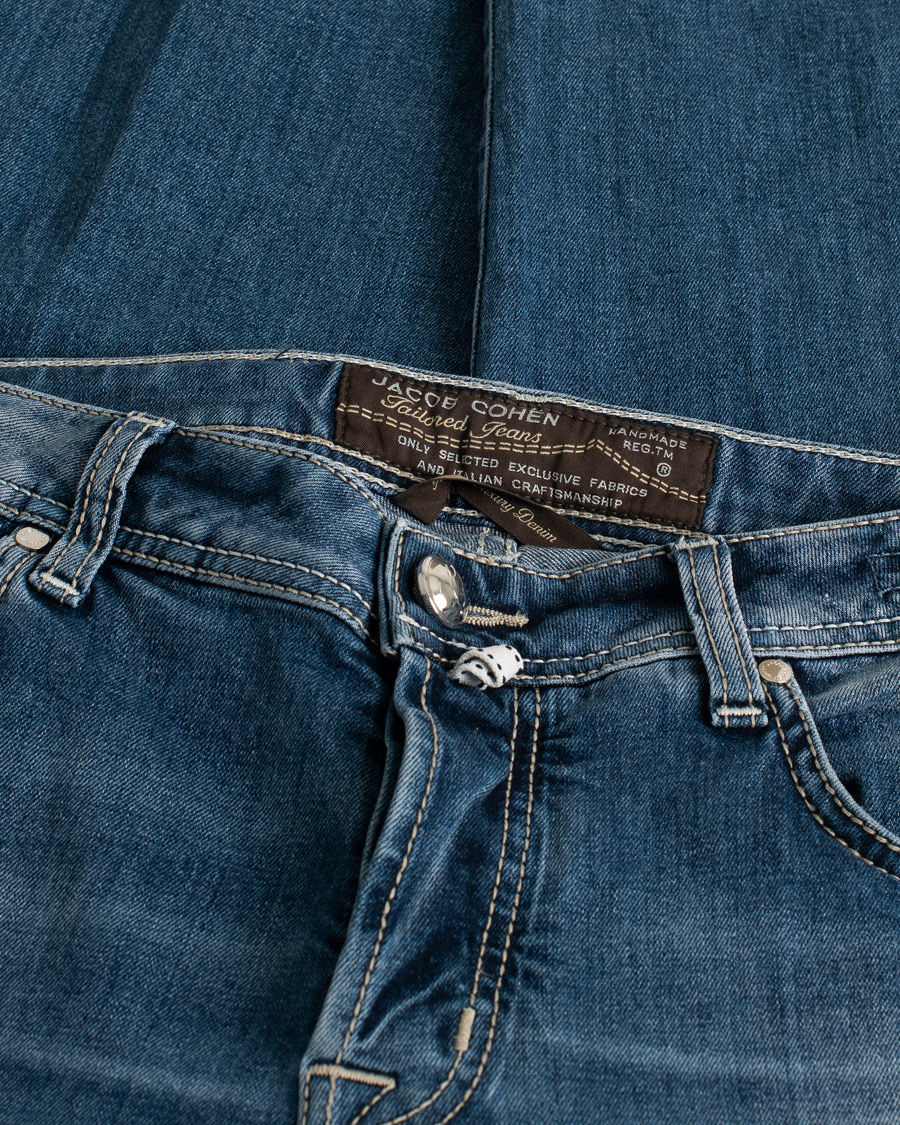 Mies | Farkut | Pre-owned | Jacob Cohën Nick 622 Slim Fit Stretch Jeans Blue W33