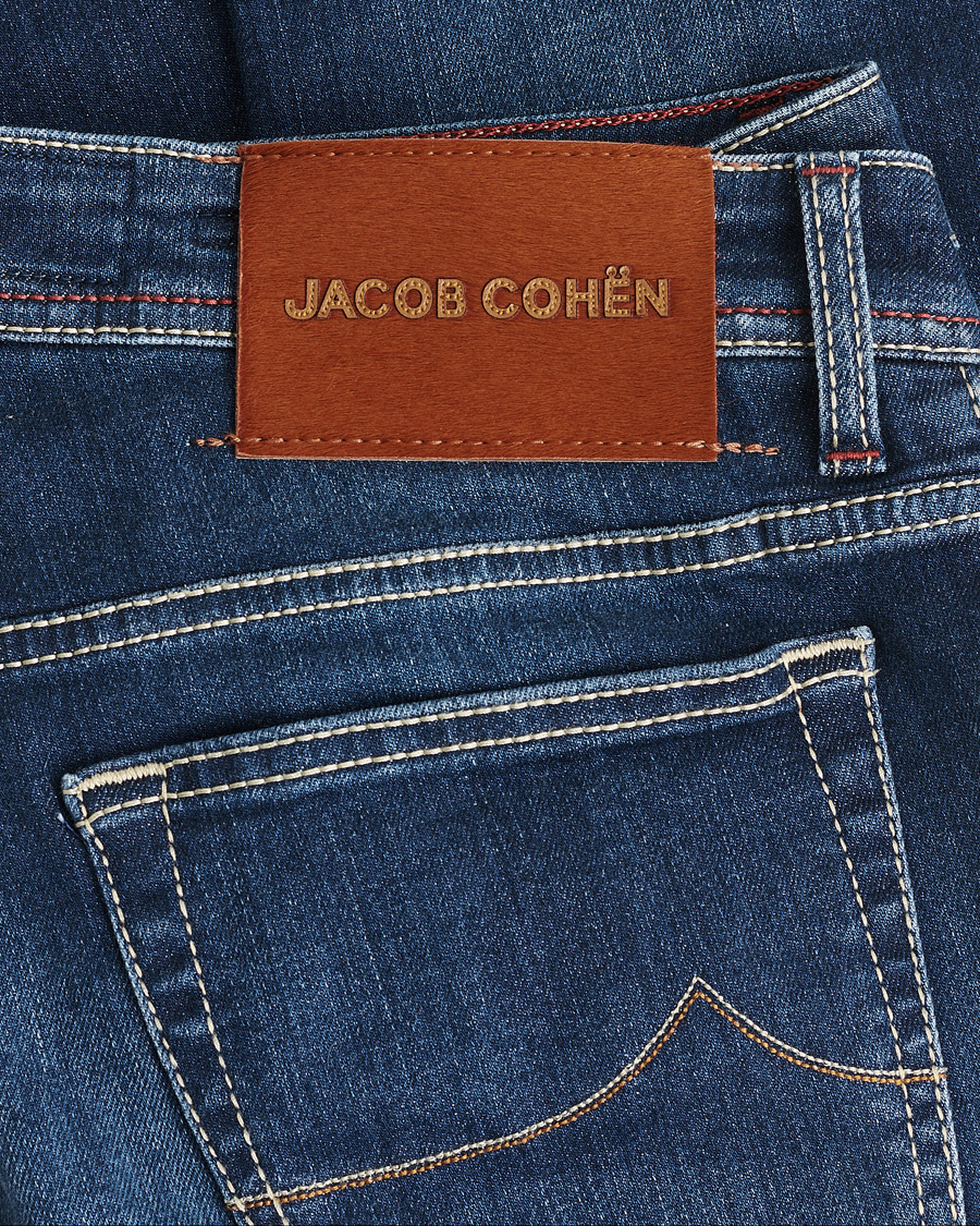 Mies | Pre-owned Farkut | Pre-owned | Jacob Cohën Bard 688 Slim Fit Stretch Jeans Medium Dark W34