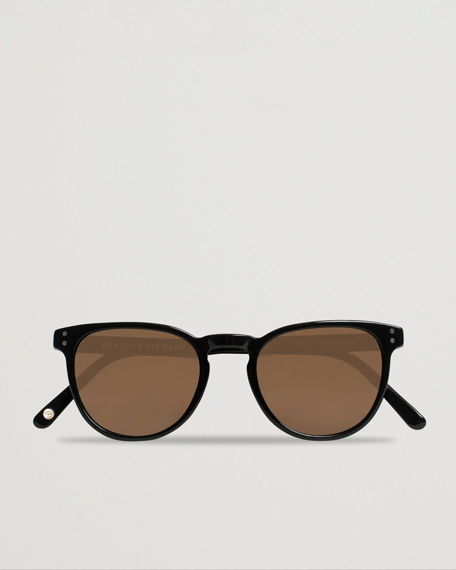 Mies | Nividas Eyewear Madrid Polarized Sunglasses Shiny Black | Pre-owned | Nividas Eyewear Madrid Polarized Sunglasses Shiny Black