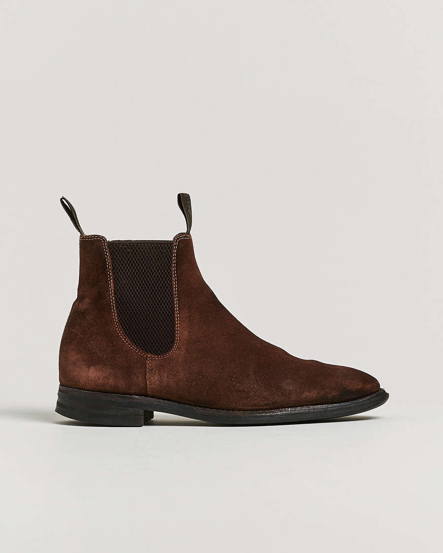 Mies | Nilkkurit | Pre-owned | Loake 1880 Chatsworth Chelsea Boot Brown Suede UK6,5 - EU40,5