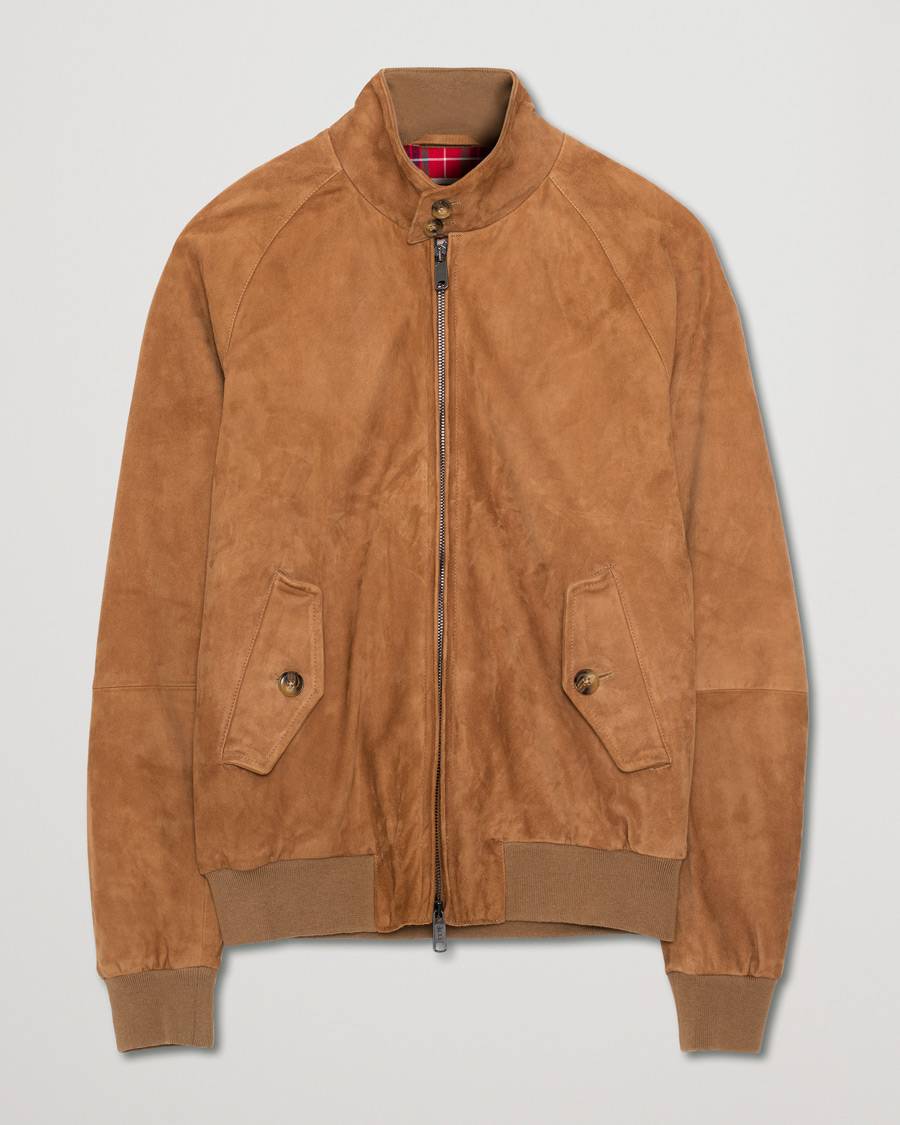 Mies | Takit | Pre-owned | Baracuta G9 Suede Jacket Tobacco