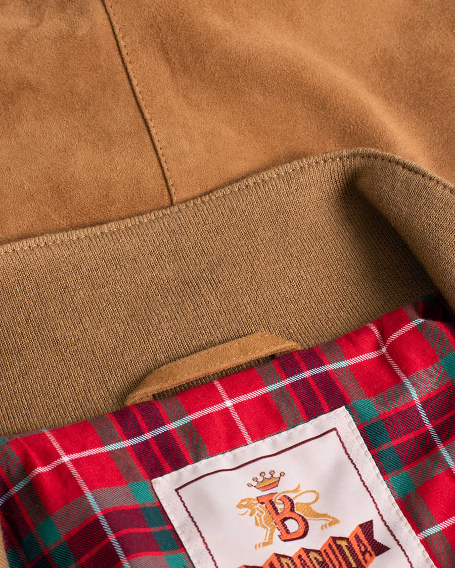 Mies | Takit | Pre-owned | Baracuta G9 Suede Jacket Tobacco