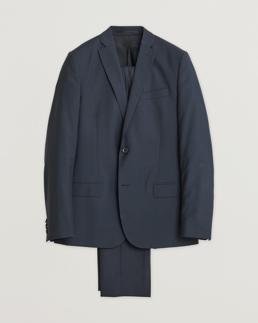 Mies | Pre-owned Puvut | Pre-owned | J.Lindeberg Hopper Dressed Wool Suit Navy 50