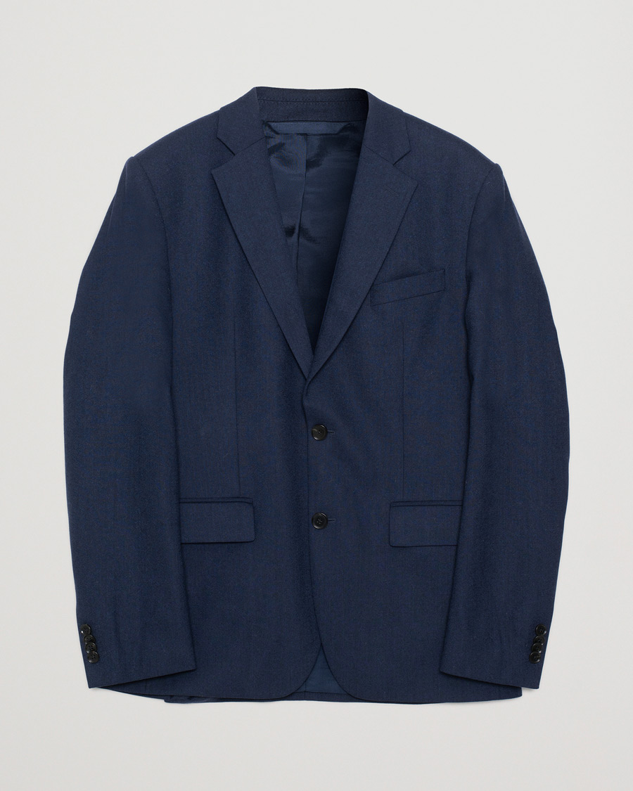 Mies | Pre-owned Pikkutakit | Pre-owned | J.Lindeberg Hopper Flannel Hopsack Blazer Navy 46