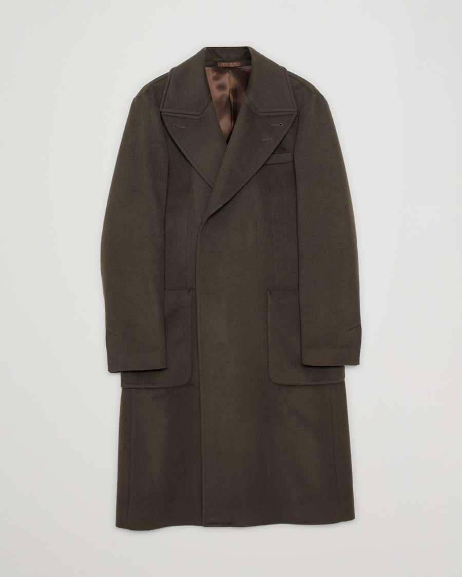 Mies | Takit | Pre-owned | Tiger of Sweden Jeean Wool Coat Dark Green
