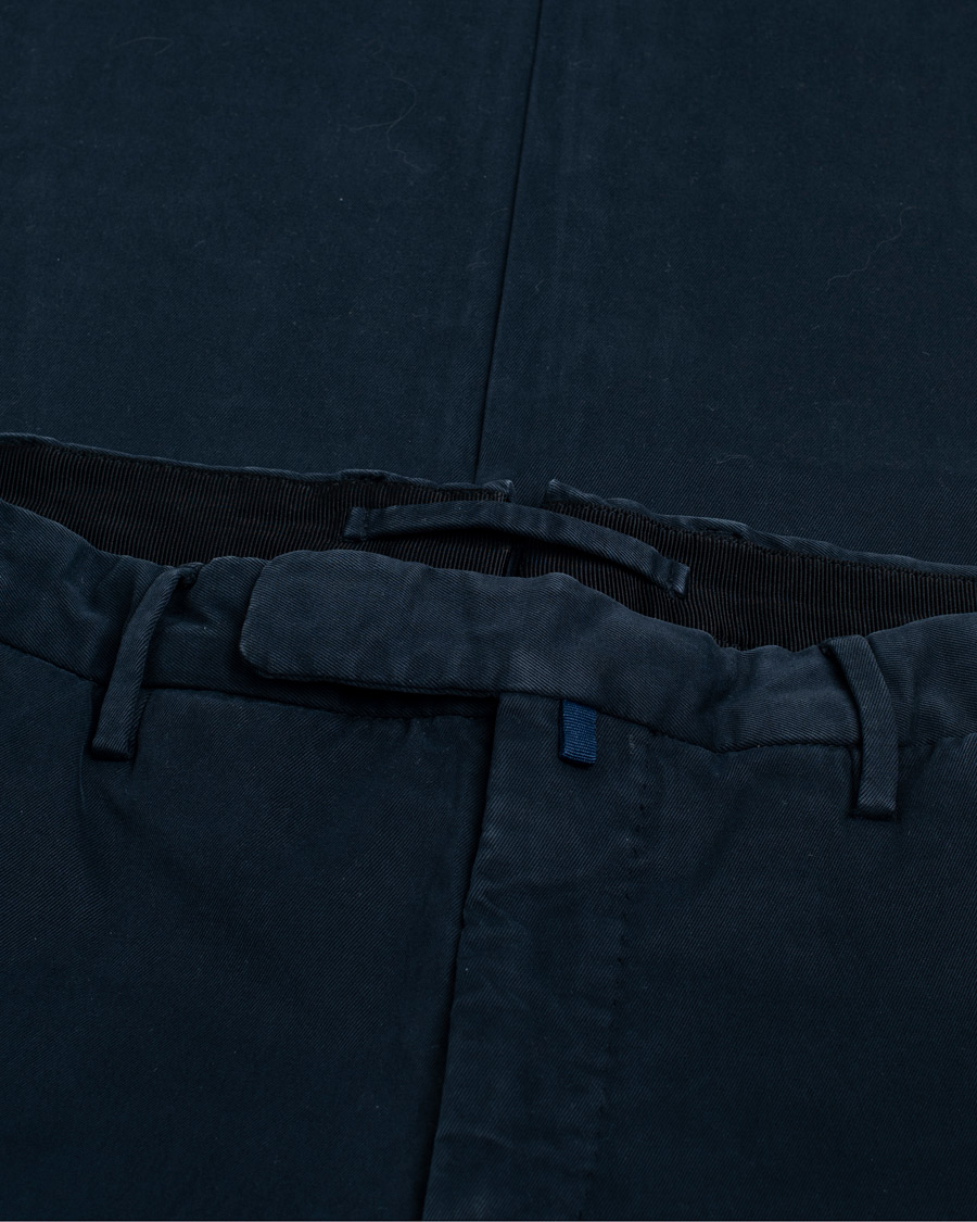 Mies | Housut | Pre-owned | Incotex Slim Fit Cotton Stretch Chinos Navy