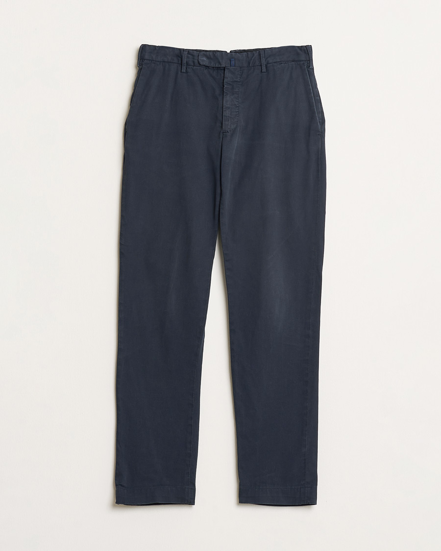 Mies | Pre-owned Housut | Pre-owned | Incotex Slim Fit Cotton Stretch Chinos Navy 48